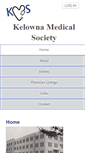 Mobile Screenshot of kelownamedicalsociety.com